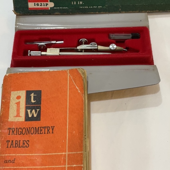 Very vintage drafting measuring & drawing tools - Picture 4 of 8